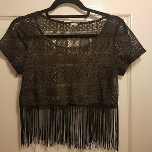 Crop Top cover up
